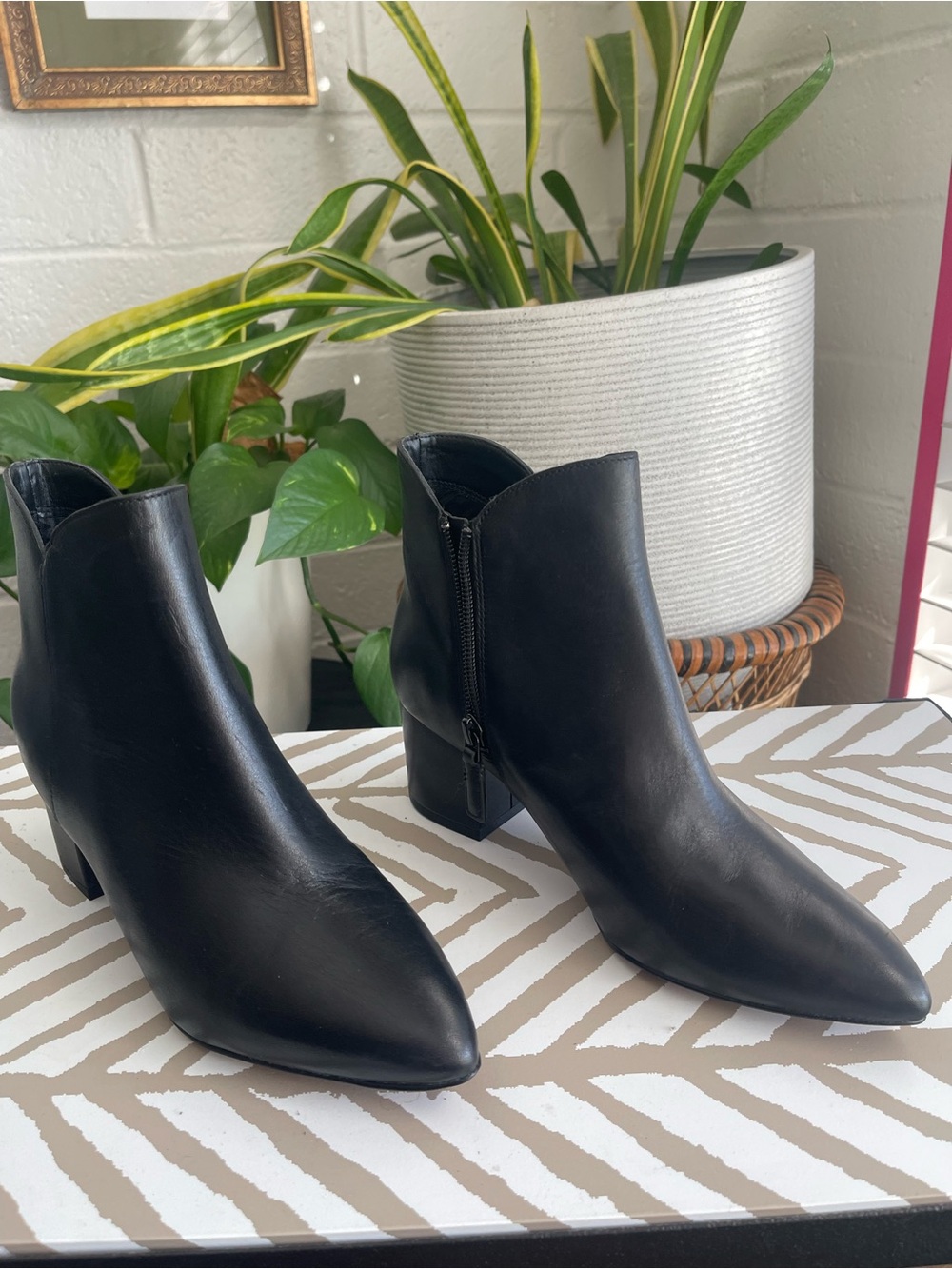 Cole Haan Elyse Leather Ankle Boots